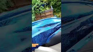 blue 💙 crystal effects painted brand New #ytshorts #car #reels #instagram