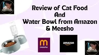 Best Cat Food & Water Bowl Review 🐱 Amazon + Meesho Pet Products@LifeWithOliandMe @Meesho 