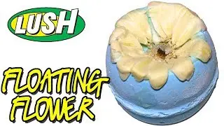 LUSH - FLOATING FLOWER Bath Bomb - Spring MOTHER'S DAY 2019 DEMO & REVIEW Underwater View