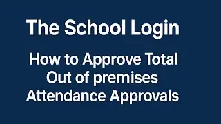How To Approve Out Of Premises Attendance In FRS [ Browser Login ]... #telugu #trending #education