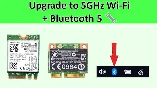 Как обновить Wi-Fi на ноутбуке до 5 ГГц + Bluetooth 5.0 (установка комбинированного адаптера)