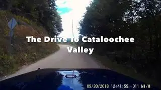 The Drive into Cataloochee Valley