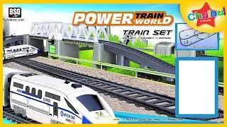 Toy Train for Kids | Power Train World | Train Set with Bridge | Unboxing & Review | Chulbul Channel