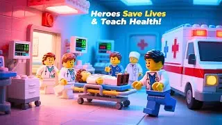 Epic LEGO Hospital 🚑 Heroes Save Lives & Teach Health! 🌟