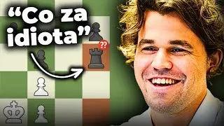 Carlsen wyzywa oponenta xD
