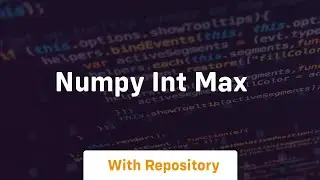 numpy int max