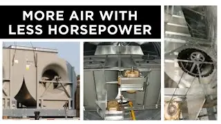 Brock Commercial Tower Dryer - DWDI Centrifugal Fans