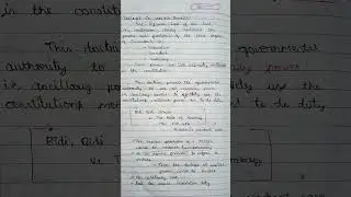 Notes - Doctrine of Implied Power #lawnotes #legalnotes #tamilexplanation #legalwire #indiacode #law