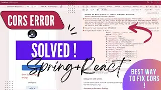 Fix CORS Issues Between React and Spring Boot in Less Than a Minute! 🚀 
