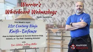 Defend Against & Survive Reverse-Grip Stiletto or Ice Pick Knife Attacks | Whiteboard Whiteboard Wed