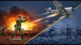 Army Men Stop Motion - Toy Soldiers Stop Motion FINAL ASSAULT ON BERLIN 1945