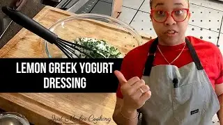How to Make Lemon Greek Yogurt Dressing | Quick & Healthy Salad Dressing Recipe