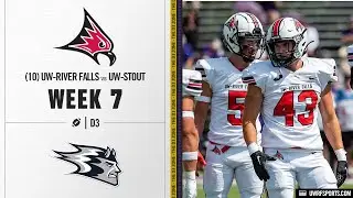 #10 UW-River Falls vs. UW-Stout Highlights | D3 College Football 2024