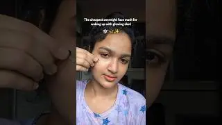 Cheapest overnight glow face Mask 🦋✨🧚🏻&zwj;♀️
