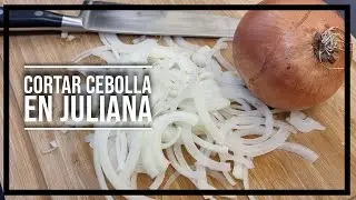 💡 CORTAR CEBOLLA en juliana🧅 APRENDE esta técnica de corte