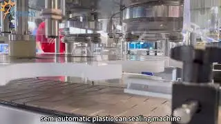 Fully automatic double heads plastic sealing machine, double-headed sealing machine for coconut oil