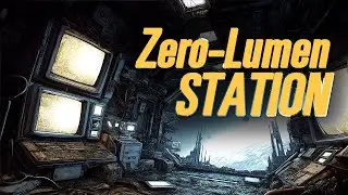 Dark Cosmic Horror Ambient | Deep Focus Music for Writing | Whisper Fringe &ndash; Zero-Lumen Station