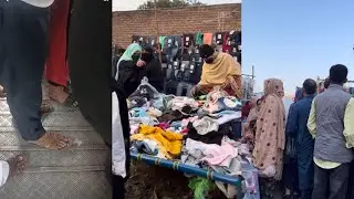 Bindi Pakistan￼ Sasta Bazar in vlog on food tour shopping 🛍️ for Lahore Pakistan Karachi Villa King 