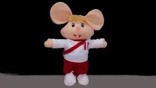 TOPO-GIGIO de TELA de PELUCHE