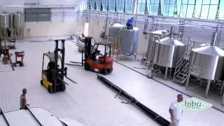 Installation of a 20 hl automatic plant in Hibu microbrewery
