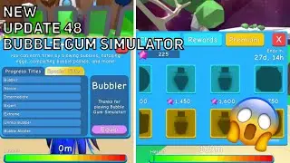😱OMG😱 NEW UPDATE 48 😱 NEW SECRET PET, NEW BUBBLE PAS AND NAME TAGS (bubble gum simulator)