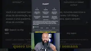 O ChatGPT 🏋️&zwj;♂️ fez um treino pra mim 😅