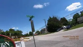 Howard County Bicycling - Columbia (Oakland Center) to Elkridge via Montgomery Rd (Full Ride)