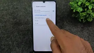 Samsung Galaxy A05s me Network 2G 3G 4G Kaise select Kare