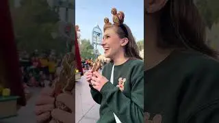 She ate WHAT in front of these gingerbread cookies???? #Disneyland#DisneyMagic#DisneyVibes#DisneyFoo