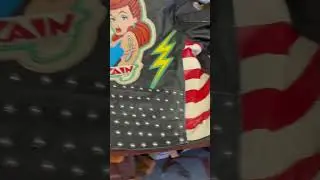 Pin Up battle jacket DIY leather/ bdiamondleather