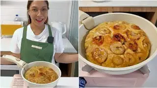 Banana upside down cake sa kawali | Ripe banana recipe
