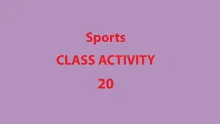 Activity Time: What Sport Do You Like? | Speaking Game for Kids | BK2 Unit 20