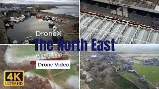 Epic Drone Tour of North East England | Castles, Beaches & Iconic Landmarks in 4K