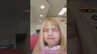 Reagan immethun with mouths on her eyes