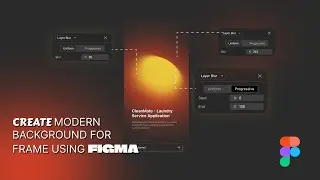 Create Modern Trend Background For Frame Using Figma - Tutorial