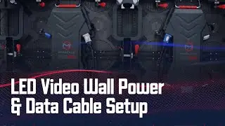 🎥 LED Video Wall Power & Data Cable Setup &ndash; How to Connect Panels Safely and Correctly