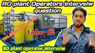 QNA video for RO plant operators /RO plant interview questions and answer