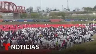 El 'Ejército de Dios' avanza hacia la frontera de Texas | Noticias Telemundo