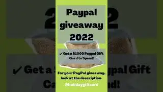 Paypal Gift Card to Spend! Paypal giveaway #shorts #paypalgiveaway