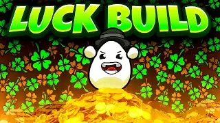 The MAX LUCK SUPPORT Build in Brotato! (CO-OP)