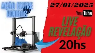 Sorteio de uma impressora3D Ender2. Live de a&ccedil;&atilde;o entre amigos.