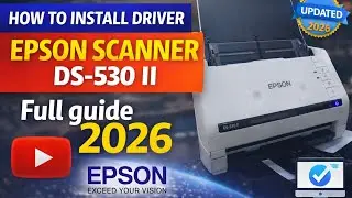 HOW TO INSTALL DRIVER IN EPSON SCANNER DS-530 II | TAGALOG TIPS 2026