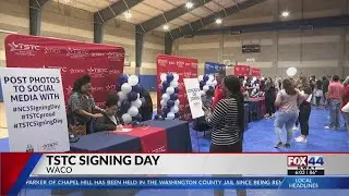 Students commit to trade school at Texas State Technical College