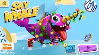 SKY WHALE iPhone Gameplay Video  IOS Nickelodeon Games