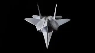 F15 Paper Fighter Plane (folded, no glue)