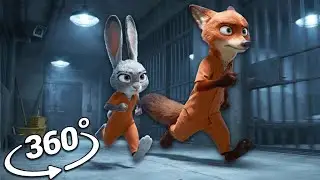 Zootopia : Judy Hopps & Nick Wildes Prison Break ! 360&deg; | VR