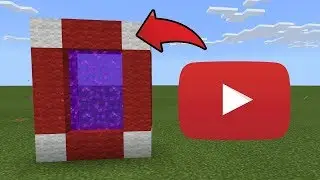 How To Make a Portal to the Youtube Dimension in MCPE (Minecraft PE)