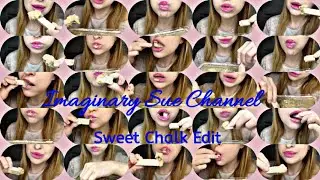 Wet Chalk In Clay Paste Zulfiya Asmr | Imaginary Sue Channel | (Telegram Crunch) by @SweetChalk