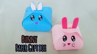 DIY GIFT BOX IDEAS | How To Make Bunny Gift Box | Origami Box @shnz_art