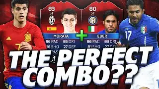 THE PERFECT iMOTM COMBO?? iMOTM MORATA & iMOTM EDER!! FIFA 16 ULTIMATE TEAM
